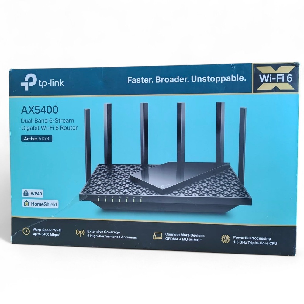 TP-LINK AX5400 Dual-Band Gigabit Wi-Fi 6 Router (Archer AX73)